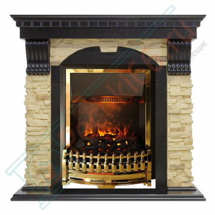 Электрокаминокомплект Dublin - Венге / Сланец с очагом Atherton