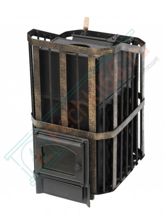 Печь для бани "Сибирь-25" без ВТК с закрытой каменкой (Сибирь-Премиум)