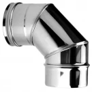 Отвод одностенный 90° (AISI-304/0,5мм) d-104 (Вулкан) Отвод одностенный 90° (AISI-304/0,5мм) d-104 (Вулкан)