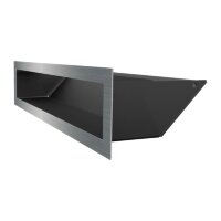 Вентиляционная решетка Люфт 9х40 стальная (Kratki)