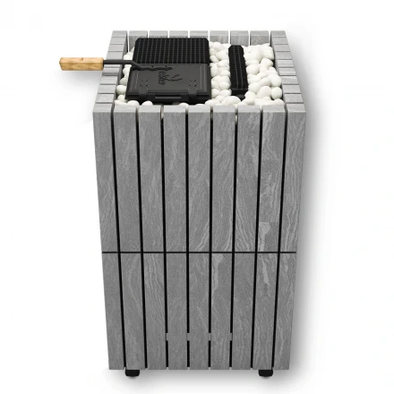 Электрическая паротермальная печь «ПАРиЖАР» ФутуРус 16 кВт, серпентинит премиум, пульт в комплекте (Инжкомцентр ВВД) до 22 м3