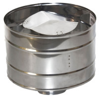 Зонт с дефлектором (НЕРЖ-439/0,5) d-180 (УМК) Зонт с дефлектором (НЕРЖ-439/0,5) d-180 (УМК)