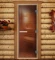 Дверь для бани и сауны Престиж лайт бронза, 1900х700 по коробке (DoorWood) в Москве