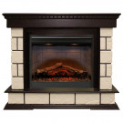Электрический Каминокомплект Shateau Темный дуб / Шампань с очагом Symphony 26'' DF2608-INT