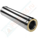 Сэндвич труба для дымохода L=1000 (НЕРЖ-321/0,5-НЕРЖ-439/0,5) d-250/330 (Дымок-Lux) Сэндвич труба для дымохода L=1000 (НЕРЖ-321/0,5-НЕРЖ-439/0,5) d-250/330 (Дымок-Lux)