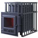 Чугунная печь для бани Гефест GFS-ЗК 25 (М) в сетке (ТехноЛит)