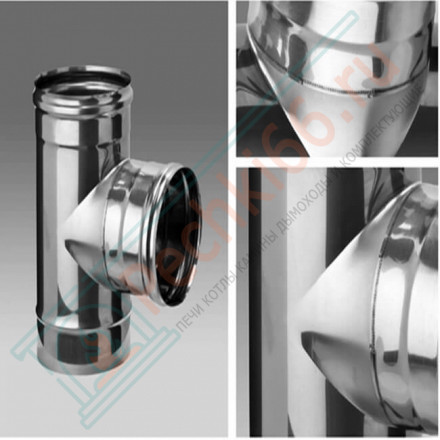 Сэндвич тройник 90° (НЕРЖ-430/0,5-НЕРЖ-430/0,5) d-250/350 (Ferrum GS)