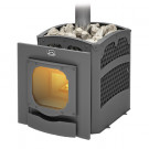 Чугунная банная печь Былина-Сетка 18 Ч Панорама (Теплодар)