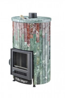 Дровяная банная печь УЮТ-18 "Змеевик + Россо Леванте" (Ферингер)