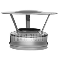 Оголовок для сэндвич дымохода (НЕРЖ-430/0,5-НЕРЖ-430/0,5) d-115/200 (Ferrum GS) Оголовок для сэндвич дымохода (НЕРЖ-430/0,5-НЕРЖ-430/0,5) d-115/200 (Ferrum GS)