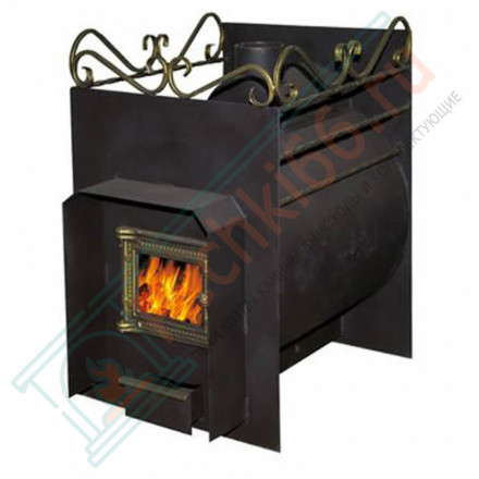 Печь для бани Сабантуй 26C, дверца со стеклом (Сабантуй) до 26 м3