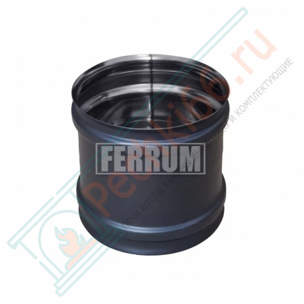 Адаптер ММ (430/0,8 мм / эмаль /600° черная) d-150 (Ferrum Blackside)