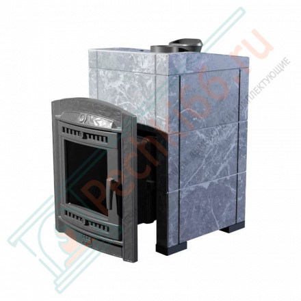 Банная печь Атмосфера L+, в облицовке талькохлорит (ProMetall)
