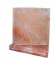 Плитка из гималайской розовой соли 200x200x25 мм шлифованная (с пазом) в Москве
