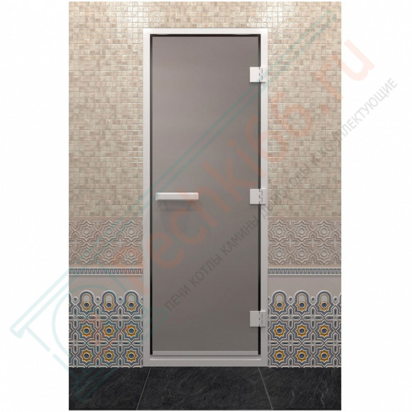 Стеклянная дверь DoorWood Хамам Сатин 200х70 (по коробке) в Москве