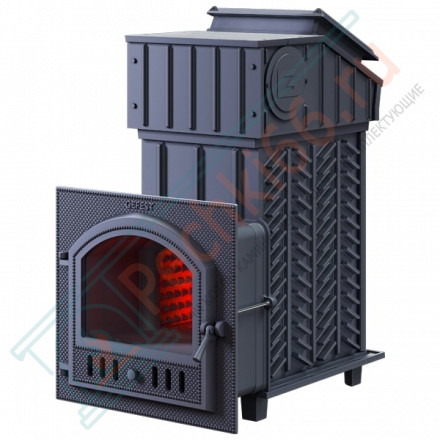 Чугунная печь для бани Гефест GFS-ЗК 45 (П) (ТехноЛит)