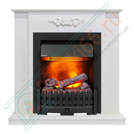 Каминокомплект Lumsden - Белый дуб с электроочагом Danville Black FB2