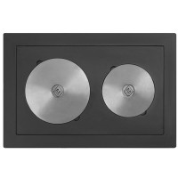 Чугунная плита двухконфорочная 5В (Веувий) Чугунная плита двухконфорочная 5В (Веувий)