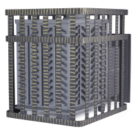 Чугунная печь для бани Гефест GFS ЗК 18 (М) в сетке (ТехноЛит)