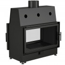 Каминная топка Double 90x51, туннель, футеровка чугун (ECHA-TECH) 15 кВт