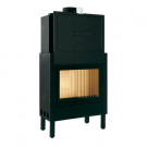 Стальная топка HT 600 с хромированной дверцей  (Piazzetta) 10 кВт