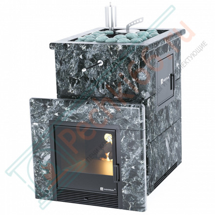 Печь для бани Анапа-М2 в пироксените с открытым верхом (ИзиСтим)