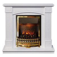 Каминокомплект Boston - Белый (Высота 925см) с электроочагом Atherton (Dimplex)