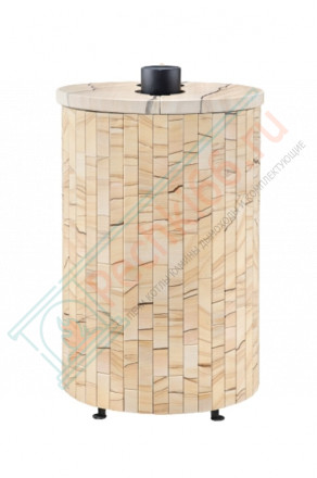 Печь для бани УЮТ-25 "Окаменевшее дерево наборный" (Ферингер)