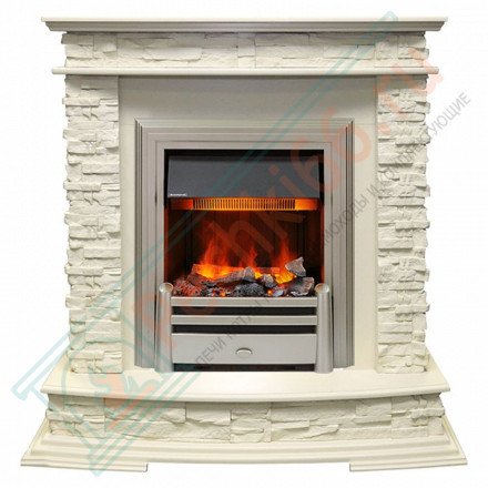 Каминокомплект Luzern - Слоновая кость с электрическим очагом Chesford