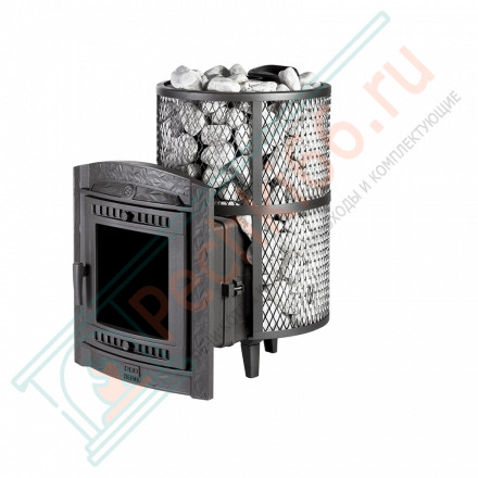 Печь банная Атмосфера L сетка нержавейка (ProMetall)