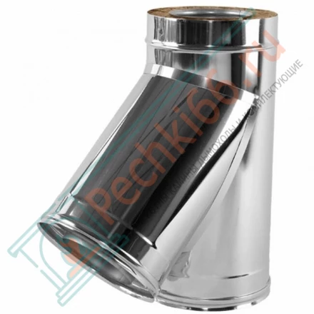 Тройник 45° V50R с изол (AISI-321/0,8-ОЦИНК-RAL/0,5) d-250/350 (Вулкан-Cerablanket)