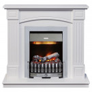 Каминокомплект Boston - Белый (Высота 925см) с электроочагом Danville Chrome FB2 (Dimplex)